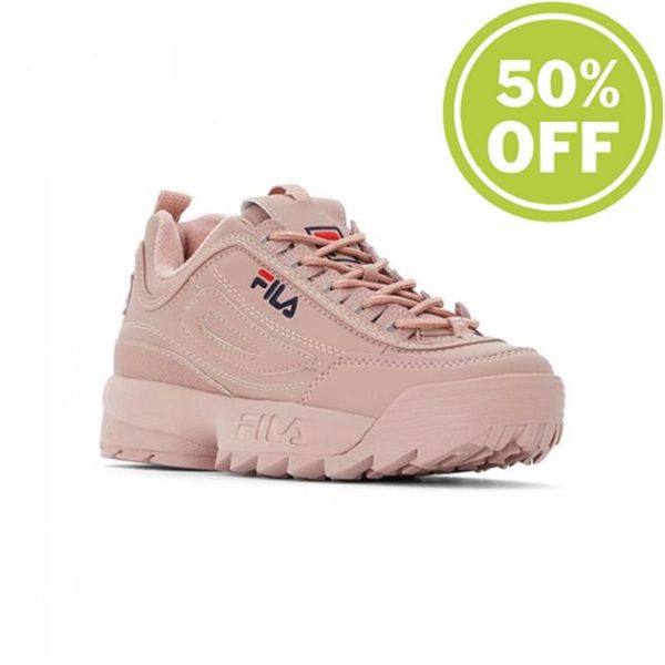 Fila Disruptor Low Wmn Keepsake Lilac Low-Cut Women's Sneakers - Pink,NZ 469-18469